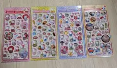 正規品 和柄 ハローキティ ボンボンドロップシール 4枚 セット サンリオ ③