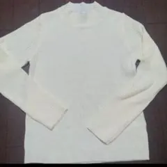 earth music & ecology アース　アイボリー　白 ニット M