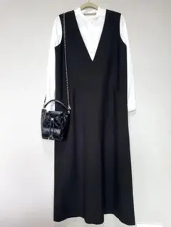 タグ付✨セオリーリュクス LIFT ESILA.N キーネック ワンピース 38