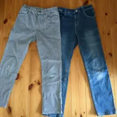 デニムパンツ2本セット　150