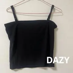 SHEIN Dazy ブラック リブ編みキャミソール Lサイズ