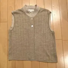 GIANNI LO GIUDICE ニットレディース　ベスト ベージュ 40