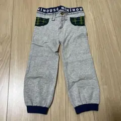 ミキハウス グレー パンツ 100cm 記名なし