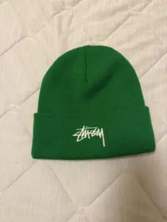 希少カラー‼️ STUSSY ステューシー ビーニー ニット帽 USA製のサムネイル