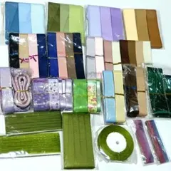 ラッキーjis様専用◆まとめ売り リボン色々 ハンドメイド 手芸材料 ラッピング