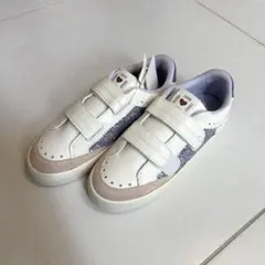 ☆ZARAキッズ　スニーカーラメ　紫シルバー　新品未使用サイズ36 22.9☆のサムネイル