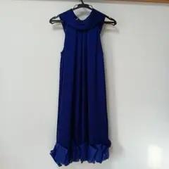 ドレス　ワンピース　青色（紫に近い青色）9号