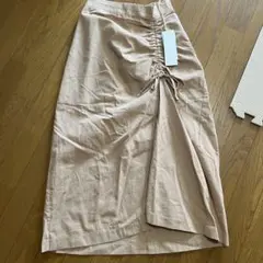 ロングスカート　ベージュ