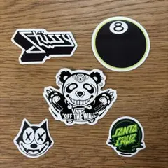 STUSSY VANS SANTA CRUZ 防水ステッカー 5枚セットのサムネイル
