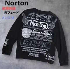 Norton ノートン モノトーンインパクト スウェット ロンT 豪華刺繍のサムネイル