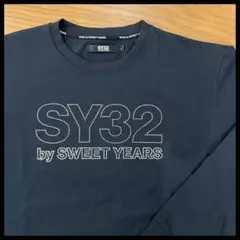 新品 SY32 ラインストーン ロンT ブラック 黒のサムネイル