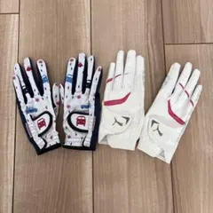 レディース ゴルフグローブ 2双