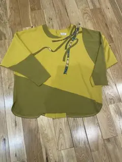 三年坂　イエロー系　シャツ