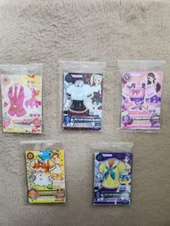 アイカツ！ 復刻 セブンイレブン キャンペーン 5枚セット
