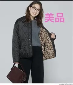 coca リバーシブルキルティングブルゾン