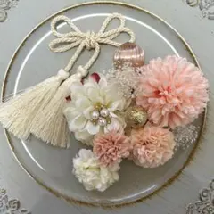 清楚系ピンク✨成人式卒業式袴七五三髪飾り