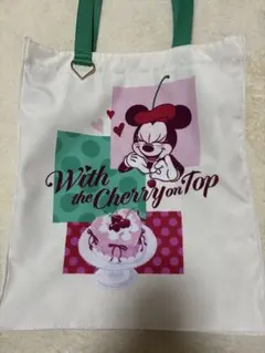 【美品】東京ディズニーリゾート　ミニー　さくらんぼ　トートバッグ