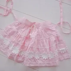子供用♡お花ピンクスカート〜100cm