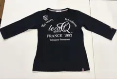 le coq sportif ブラック Vネック 7分袖 Tシャツ M