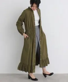 アイアムアイyear★ライトナイロンストリングコート新品カーキのサムネイル