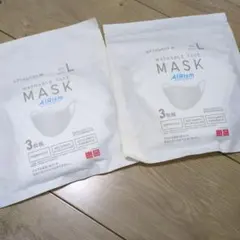 UNIQLO AIRism エアリズム　洗えるマスクL 3枚組