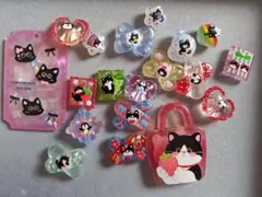 ビーズ　アクリル　プレート　カスタムビーズ　DIYパーツセット