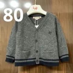 新品★ボンポワン★カシミヤ カーディガン 18M（80サイズ）