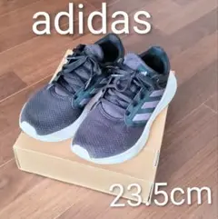 adidas　スニーカー　23.5cm　黒　ギャラクシー 6