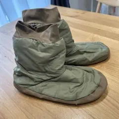 ワークマンHeyaルームブーツ　カーキ色