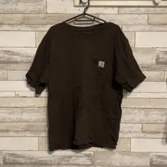 Carhartt ダークブラウン Tシャツ M