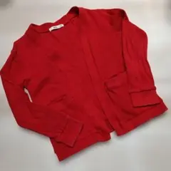 MPS 赤色 ワッフルカーディガン 140cm秋服Right-on
