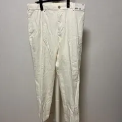 UNIQLO スマートアンクルパンツ コットン ホワイト L