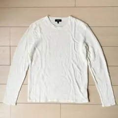 美品　定価2.5万　セオリー Theory 麻 リネンニット　長袖　クルーネック