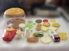当時品 約40年前】 マクドナルド ハッピーセット ハンバーガー