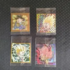 ドラゴンボールウエハースシールW18EX4　他おまけ付6枚組