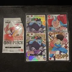 ONE PIECEカードゲーム ROUND1プロモ ロビン、チョッパー、ジンベエ