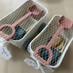 ２個⭐︎スリーコインズ 砂遊びセット キャリアカー お砂場セット 働く車 トラック