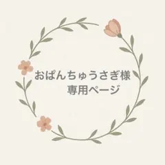 専用ページ【おぱんちゅうさぎ様】