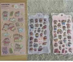 クレヨンしんちゃん シールセット ぷくぷくシール　ボンボンドロップシール海外製