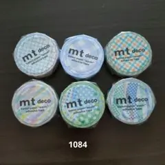 mt deco 　マスキングテープ 　ブルー系セットのサムネイル