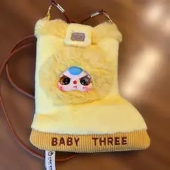 BABY THREE イエローフェイスバッグ