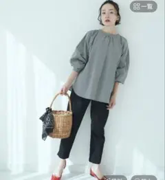 【スタイリスト石上美津江さんコラボ】柄ア ソート 3WAYシャツブラウス