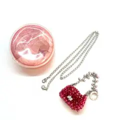 Y603-69　ANTEPRIMA ワイヤーバッグ ネックレス 2WAYチャーム