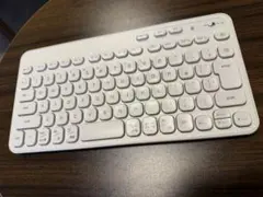 エレコム　ワイヤレスキーボード　TK-CM10BMKIV Bluetooth 白