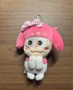 おそ松さん　トド松ぬいぐるみキーホルダー ピンク