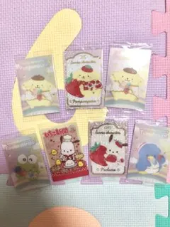 サンリオキャラクターズ　ウエハース10 ポムポムプリン等　7枚セット
