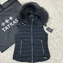 2064こ　極美品　タトラス　オルシエラ　ダウンベスト　ブラック　ファー　3wa ORSIERA オルシエラ | タトラス公式オンラインストア