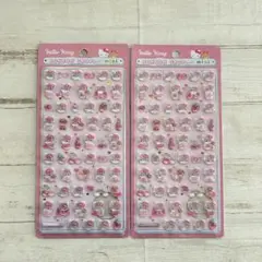 正規品　ボンボンドロップシール　ミニ　ハローキティ　ピンク　2枚セット