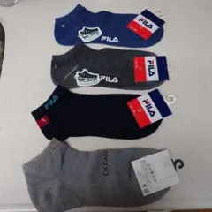 FILA CK CALVIN KLEIN ソックス 4足セット 25㌢〜27㌢