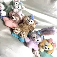 ディズニー　サマーナイトメロディー　ぬいぐるみチャーム　5体セット